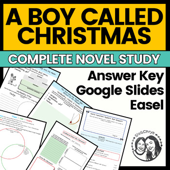 Preview of A Boy Called Christmas by Matt Haig - Printable + Digital Novel Study