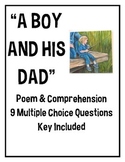 "A Boy and His Dad" poem, middle school, Father's Day, poe