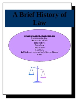 Preview of A Brief History of Law