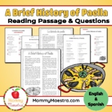 A Brief History of Paella Reading Passage