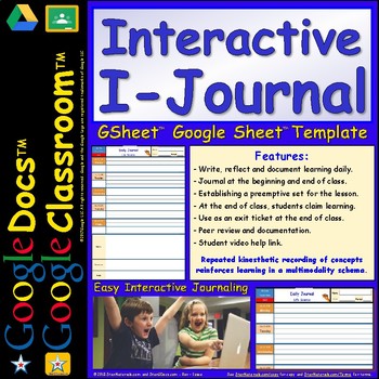 Preview of A Brilliant DIGITAL Journal for Students - Daily Journal for Google Doc™️