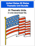 A Bundle - 50 United States Thematic Units