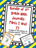 Bundle Every 4th Gr. MATH Teacher NEEDS!Journal I&II CCSS