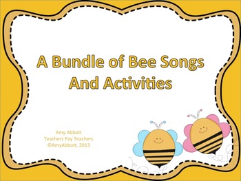Preview of A Bundle of Bee Songs for teaching ta & ti-ti and so-mi-la
