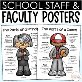 Back to School Posters - School Staff and Faculty - Who Wo