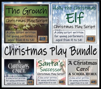 Preview of A Bundle of Five Christmas Play Scripts