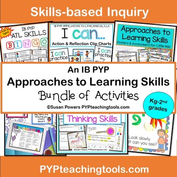 Preview of A Bundle of IB PYP Approaches to Learning Skills Activities for Little Kids