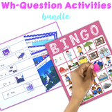 A Wh-Questions Activity Bundle for Speech