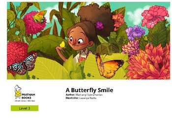 Preview of A Butterfly Smile – Colourful Butterfly Biology Picture book