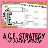 A.C.E. Writing Strategy | Posters & Handout | Social Studies