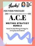 A.C.E. Writing Strategy for Social Studies Constructed Res