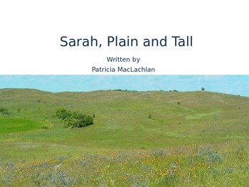 Preview of A CCSS Literary unit on Sarah Plain and Tall