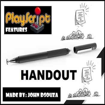 Preview of PLAY-SCRIPT FEATURES: HANDOUT