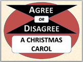 A CHRISTMAS CAROL - Agree or Disagree Pre-reading Activity