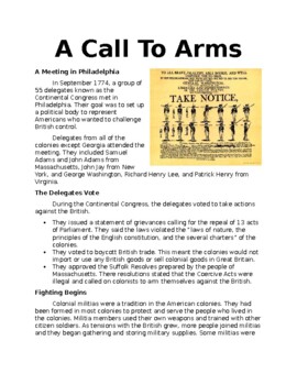 Preview of A Call to Arms