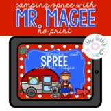 A Camping Spree with Mr. Magee NO PRINT Book Buddy Speech 