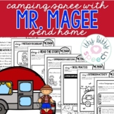 A Camping Spree with Mr. Magee Send Home Book Buddy Speech
