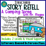 A Camping Spree with Mr. Magee | Structured Story Retell |