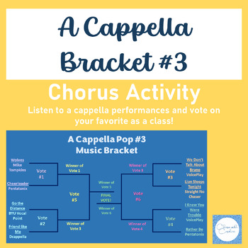 Preview of Music March Madness Bracket #3 - Chorus Activity Game