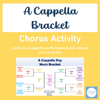 Preview of Music March Madness Bracket - Chorus Activity Game