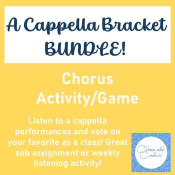 Preview of Music March Madness Bracket - BUNDLE! - Chorus Activity Game