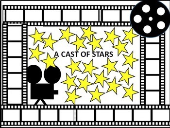Preview of Cast of Stars bulletin board(original)