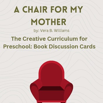 Preview of A Chair For My Mother Book Discussion Cards - The Creative Curriculum