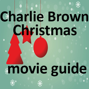Preview of A Charlie Brown Christmas Worksheet | Questions | MOVIE GUIDE | ANSWERS (1965)