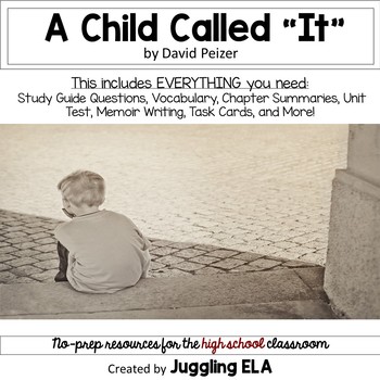 Preview of Activities and Handouts for A Child Called "IT"
