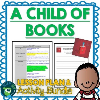 Preview of A Child of Books by Oliver Jeffers Lesson Plan & Activities