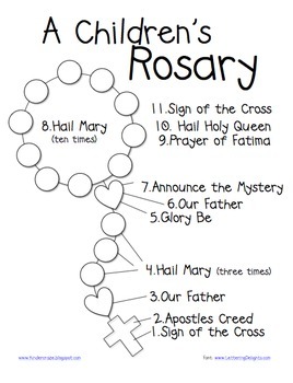 A Children's Rosary Prayer Guide for Students, Teachers ...