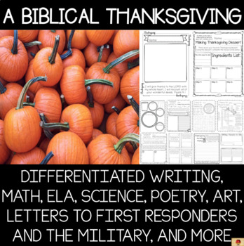 Preview of A Christian {Biblical} Thanksgiving