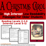 A Christmas Carol A NOVEL in High Low Reading Comprehensio