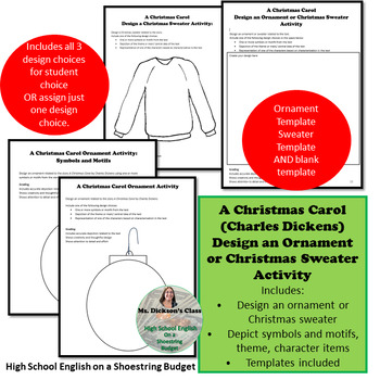 A Christmas Carol Activity Bundle (Charles Dickens)- PDF by msdickson