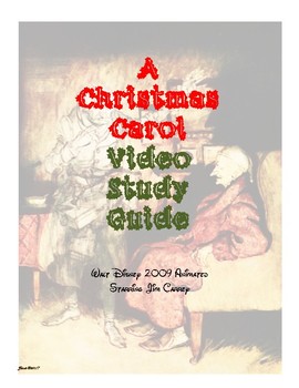 Preview of A Christmas Carol Animated 2009 Starring Jim Carrey Video Study Guide