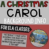 A Christmas Carol Background Information: Interactive