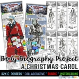 A Christmas Carol, Body Biography Project Bundle, For Char