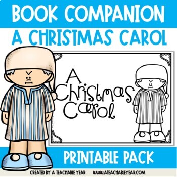 Preview of A Christmas Carol Book Companion | Great for ESL & Primary Students