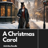 A Christmas Carol by Charles Dickens Activities Growing Bundle