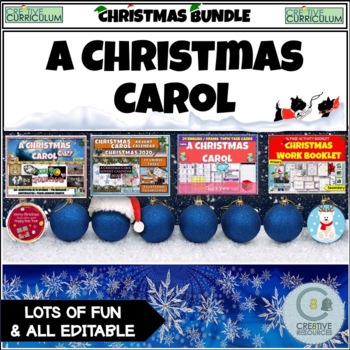 Preview of A Christmas Carol Bundle - High School