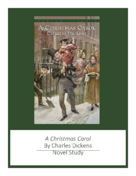 Preview of A Christmas Carol By Charles Dickens Novel Study Chapter Questions
