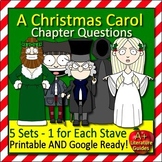 A Christmas Carol Chapter Questions (75) - Comprehension S