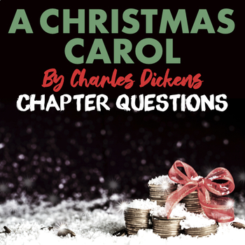 Preview of A Christmas Carol Chapter Questions — Questions for all 5 Staves & Answer Key