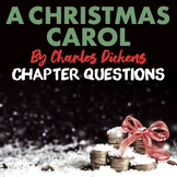 A Christmas Carol Chapter Questions — Questions for all 5 