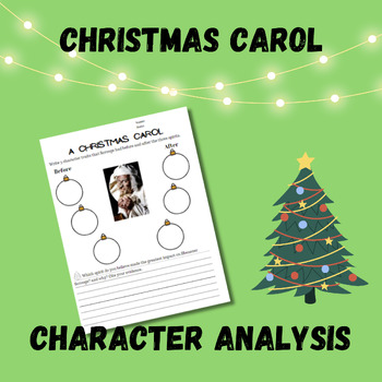 Preview of A Christmas Carol: Character Analysis