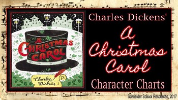 A Christmas Carol: Character Chart by A Novel Concept | TpT