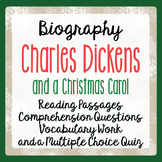 A Christmas Carol CHARLES DICKENS Biography Texts Activiti