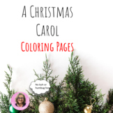 A Christmas Carol Coloring Pages Mini Posters Distance Learning