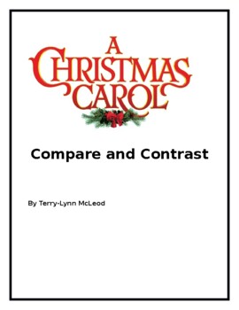 Preview of A Christmas Carol Compare and Contrast