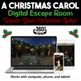 A Christmas Carol Digital Escape Room | Reading Comprehens